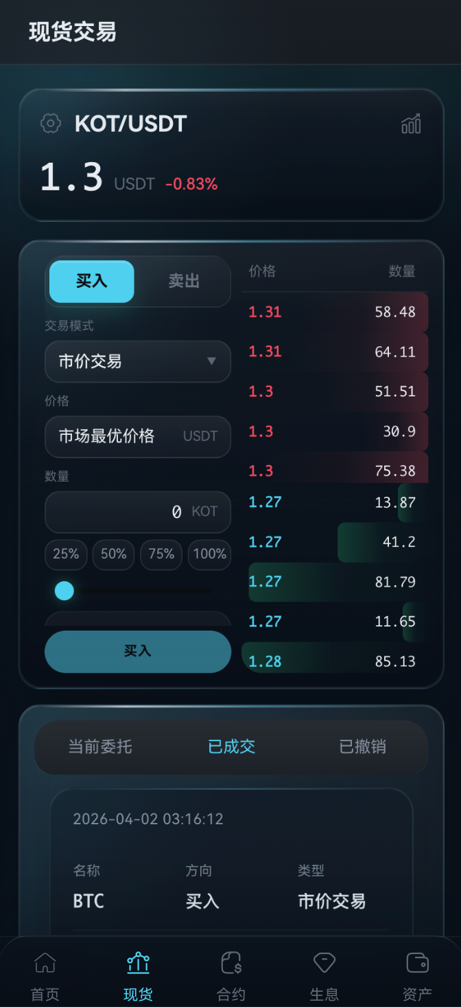 充提与链上记录